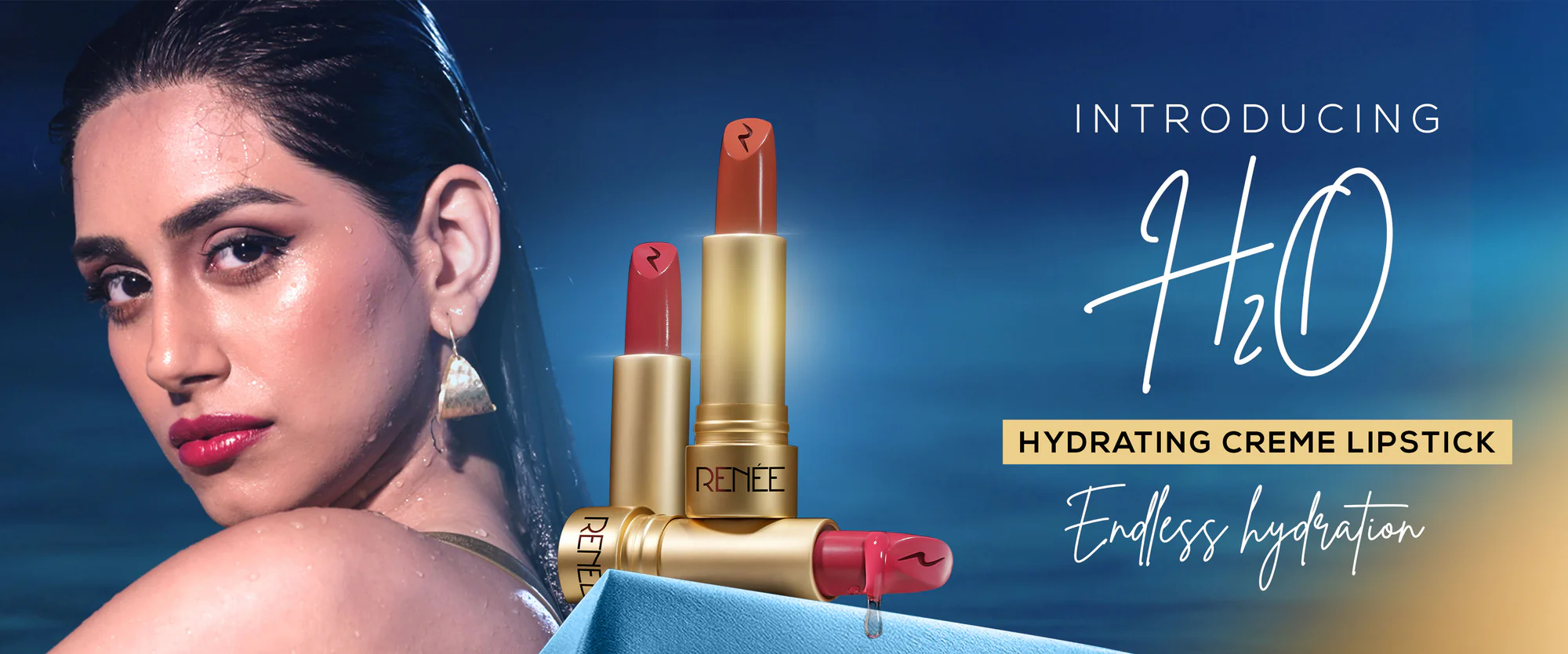 H2O Lipstick Banner