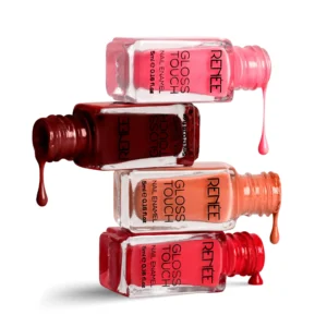 RENEE Gloss Touch Set of 4 Nail Enamels, 5ml each